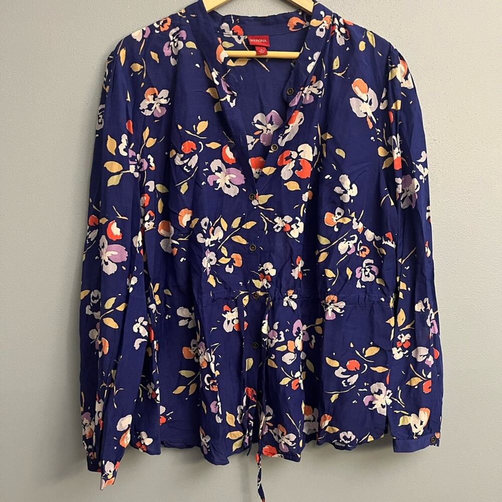 Merona Peplum Blouse - Picture 1 of 4